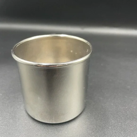 Vintage 1940c Silverplate Baby Cup- Unmarked - EUC- Toddlers Cup Baby Gift 6oz - Picture 4 of 15